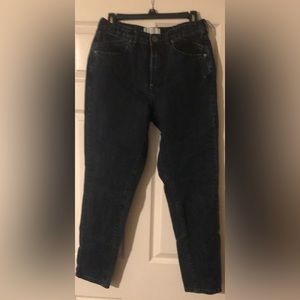 One Teaspoon Dark Blue Straight Leg Jeans